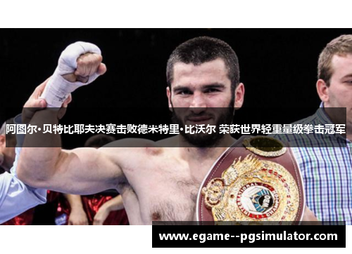 阿图尔·贝特比耶夫决赛击败德米特里·比沃尔 荣获世界轻重量级拳击冠军